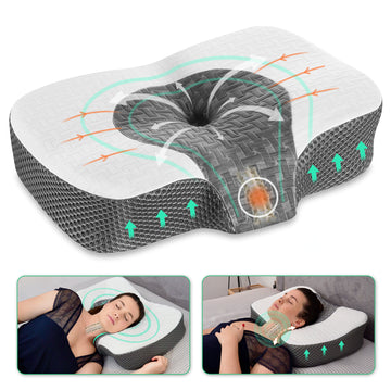 BAMHILL Contour Memory Foam Pillow