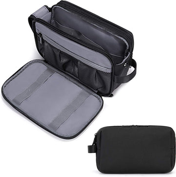 Noldena Travel Tolietry Bag for Men (Black)