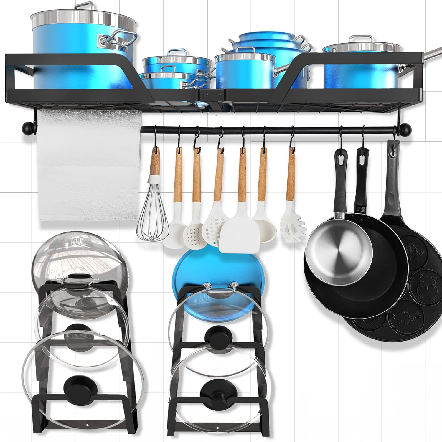 Wall hanger for pots and online pans