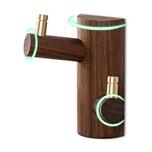 Etechmart Tree Branch Wood Wall Hooks 4PCS Modern Coat Hooks